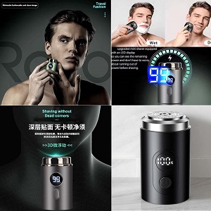 Mini  USB Rechargeable Electric Shaver Full Body Travel Smart Shaver men