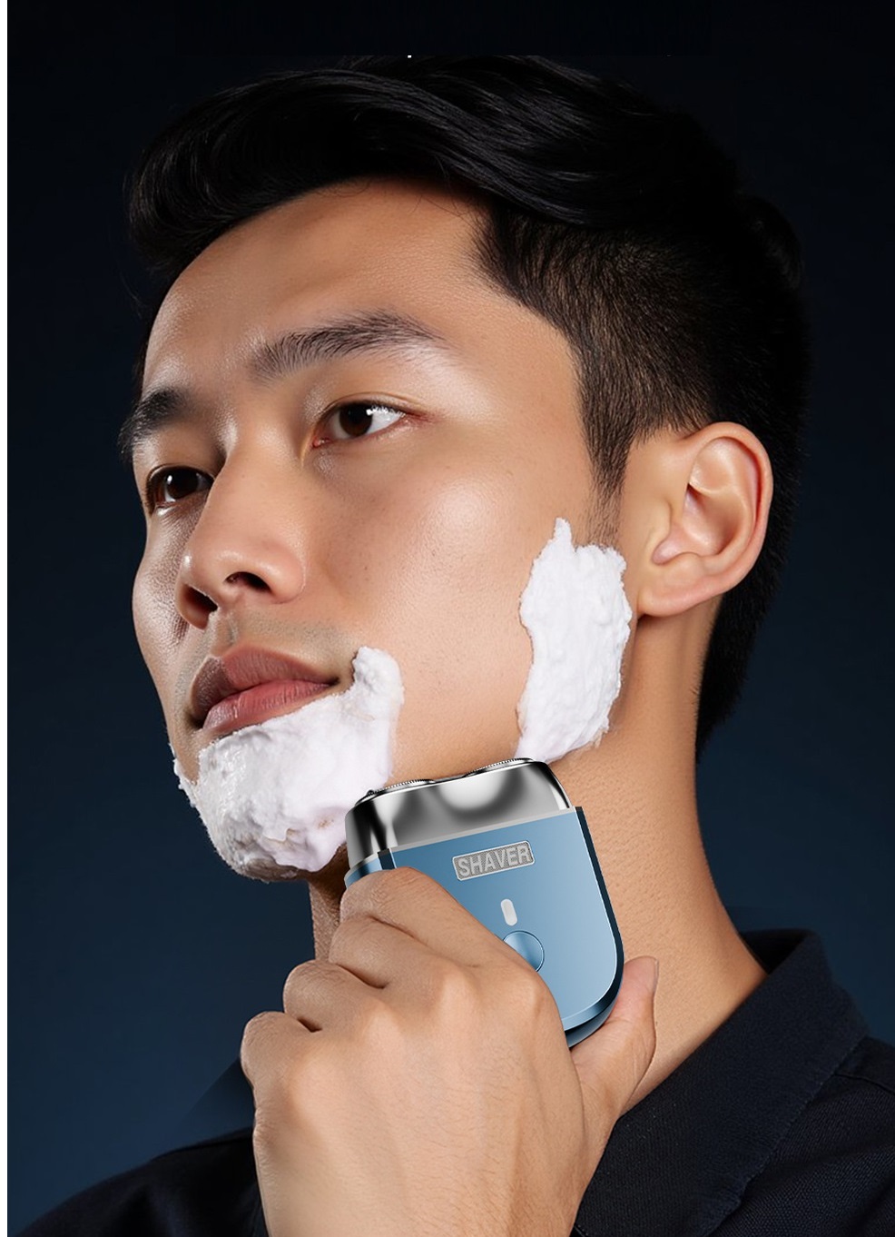 Electric Shaver MINI Magnetic Double Blade Shaving Portable